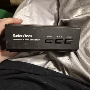 Untested Radio Shack Stereo Audio Selector Cat. No. 42-2110